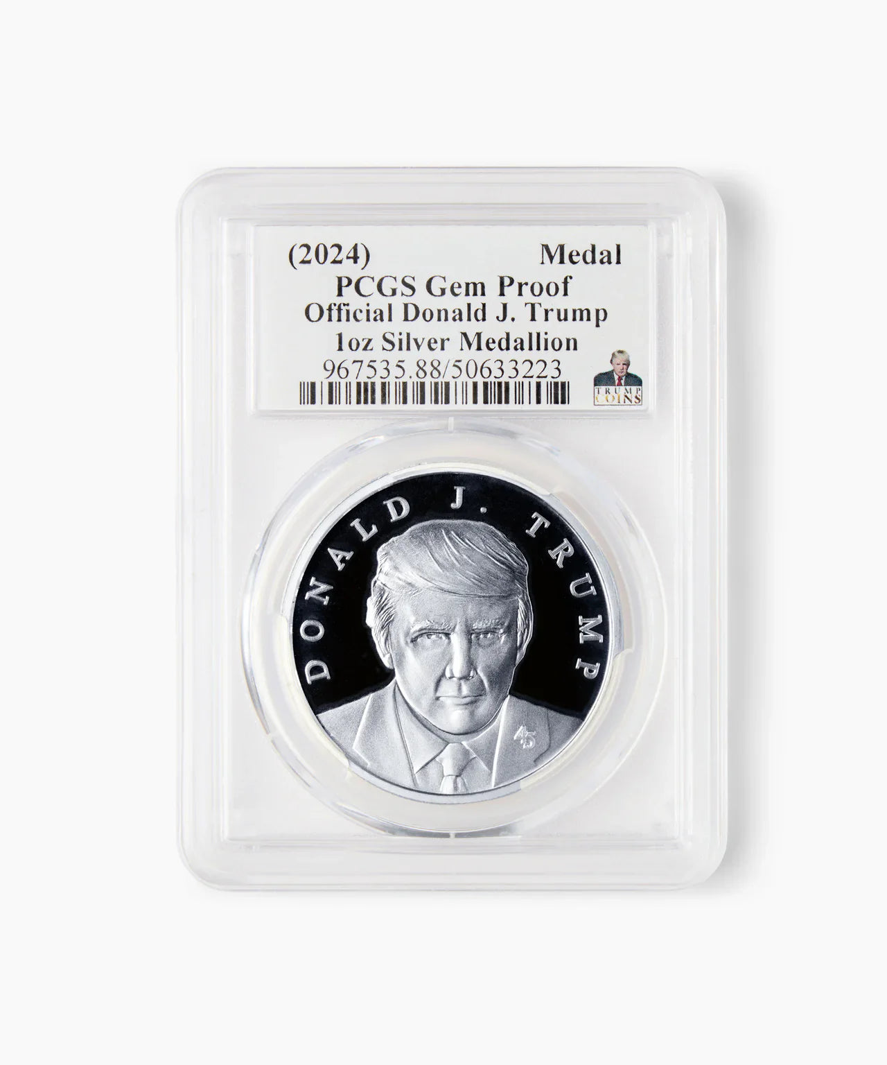 President Trump First Edition Silver Medallion (Certified)