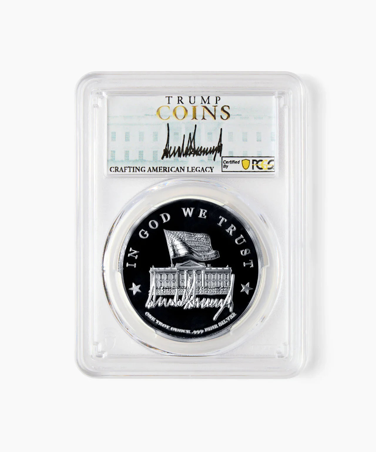 President Trump First Edition Silver Medallion (Certified)