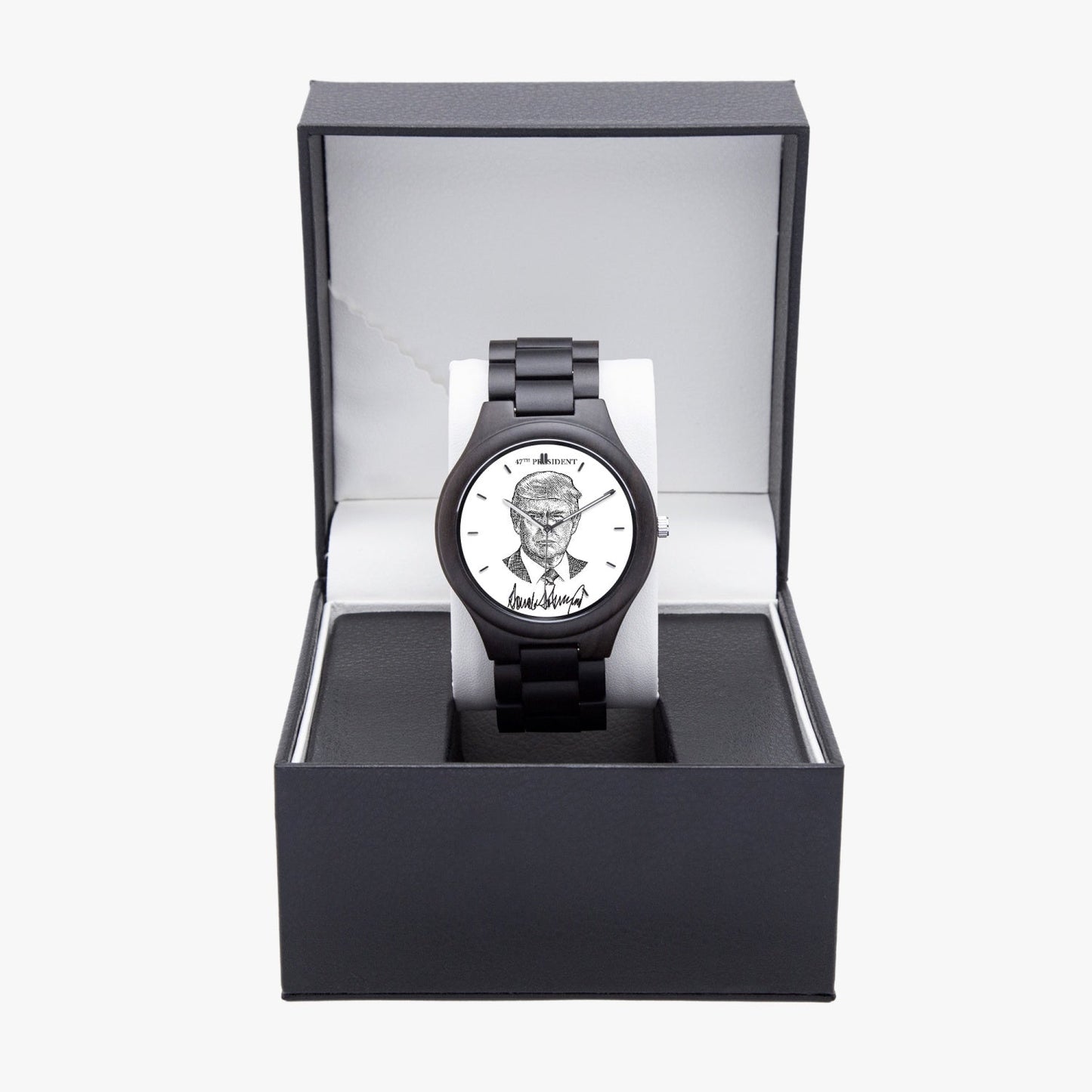 Victory Black Trump President 47 Watch