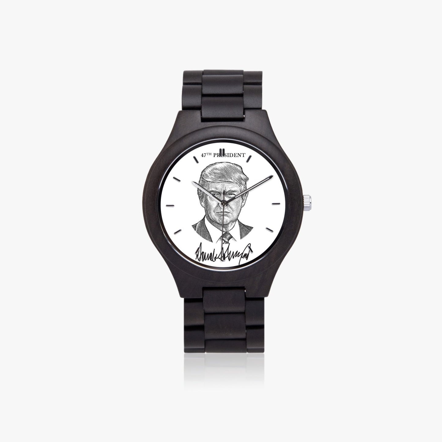 Victory Black Trump President 47 Watch